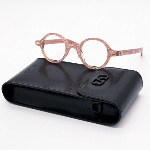NEW VALENTINO EYEGLASSES VLX-185E PINK WOMEN EYEWEAR - Picture 2 of 9